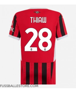 Günstige AC Milan Malick Thiaw #28 Heimtrikot Damen 2024-25 Kurzarm